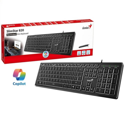 Teclado USB Genius SlimStar 820 - presentación del producto Teclado USB Genius SlimStar 820 - presentación del producto