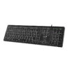 Teclado USB Genius SlimStar 820 - vista lateral derecha Teclado USB Genius SlimStar 820 - vista lateral derecha