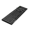 Teclado USB Genius SlimStar 820 - vista lateral izquierda Teclado USB Genius SlimStar 820 - vista lateral izquierda