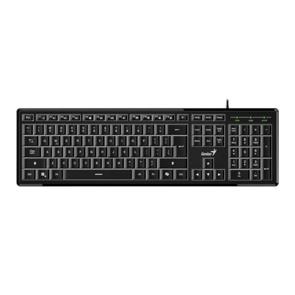 Teclado USB Genius SlimStar 820 - vista superior Teclado USB Genius SlimStar 820 - vista superior