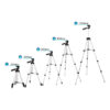 Trípode de aluminio para celular o cámara extensible hasta 1m - altura regulable