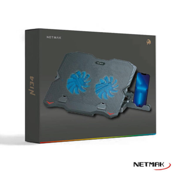 Base para notebook Netmak NM-N134 - caja Base para notebook Netmak NM-N134 - caja