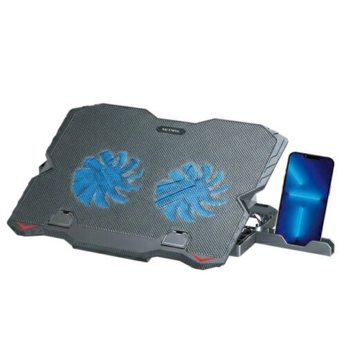 Base para notebook Netmak NM-N134 - vista frontal Base para notebook Netmak NM-N134 - vista frontal