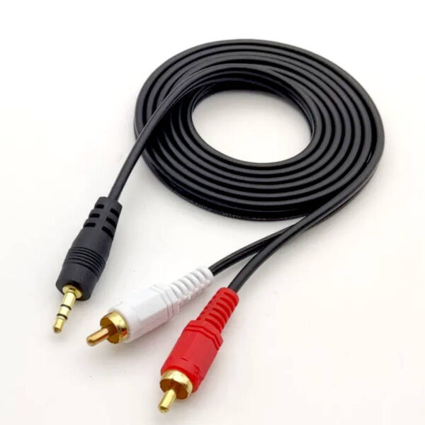 Cable auxiliar miniplug 3.5mm a RCA 3m MYE MYE-1230 Cable auxiliar miniplug 3.5mm a RCA 3m MYE MYE-1230
