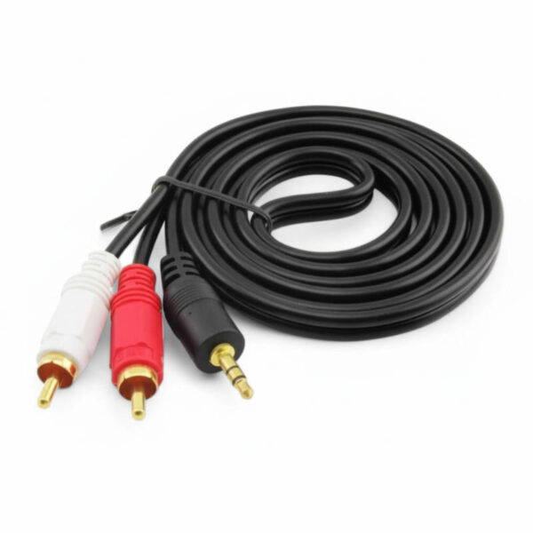 Cable auxiliar plug 3.5mm a RCA 1.5m MYE MYE-1215 Cable auxiliar plug 3.5mm a RCA 1.5m MYE MYE-1215
