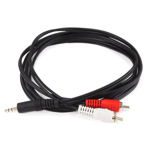 Cable miniplug 3.5mm a RCA 1.85 metros Cable miniplug 3.5mm a RCA 1.85 metros