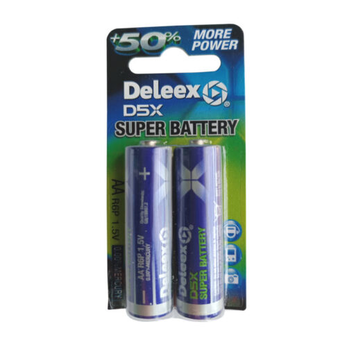 Pilas AA Deleex D5X blíster x2 Pilas AA Deleex D5X blíster x2