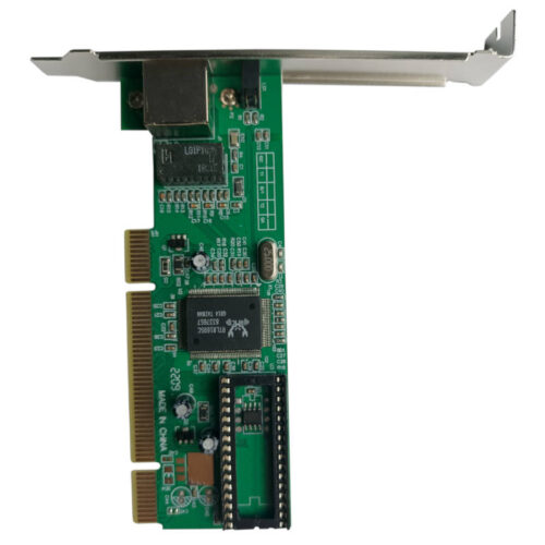 Placa de red PCI 10 100 1000 Mbps RJ45 Winbond Realtek RTL8169 - vista superior Placa de red PCI 10 100 1000 Mbps RJ45 Winbond Realtek RTL8169 - vista superior