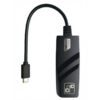Placa de red USB tipo C a RJ45 hembra 1000Mbps Gigabit - vista superior