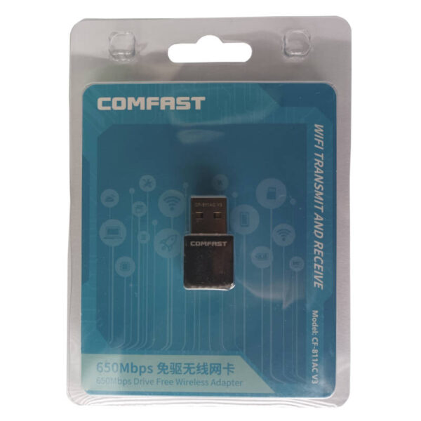 Placa de red Wifi USB Comfast CF-811AC V3 - blister Placa de red Wifi USB Comfast CF-811AC V3 - blister