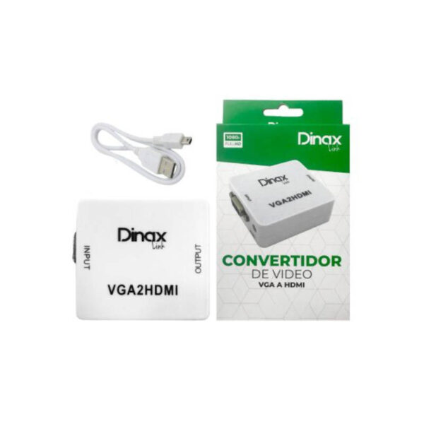 Adaptador VGA a HDMI Dinax DX-CONV2HD - presentación del producto