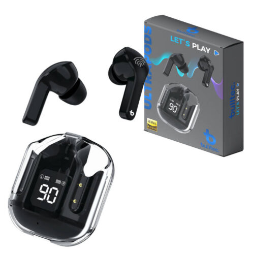 Auriculares inalámbricos Bluetooth Ultrapods Bulltec- negro - presentación del producto Auriculares inalámbricos Bluetooth Ultrapods Bulltec- negro - presentación del producto