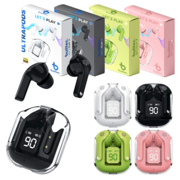 Auriculares inalámbricos Bluetooth Ultrapods Bulltec - presentación del producto
