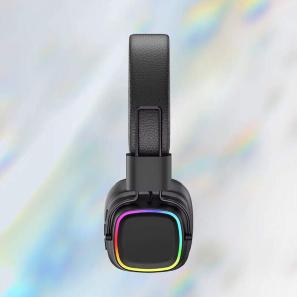 Auriculares vincha Bluetooth RGB A30 - vista lateral Auriculares vincha Bluetooth RGB A30 - vista lateral