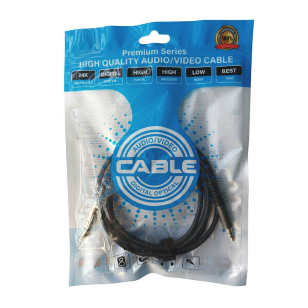 Cable de audio de 3.5mm a 6.35mm XC-S5013 - bolsa Cable de audio de 3.5mm a 6.35mm XC-S5013 - bolsa