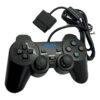 Joystick negro para PS2 y PS1 con cable Seisa SJ-802 - joystick - vista lateral izquierda