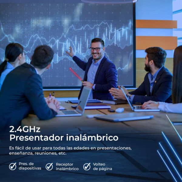 Presentador puntero láser inalámbrico Powerpoint - presentador inalámbrico Presentador puntero láser inalámbrico Powerpoint - presentador inalámbrico
