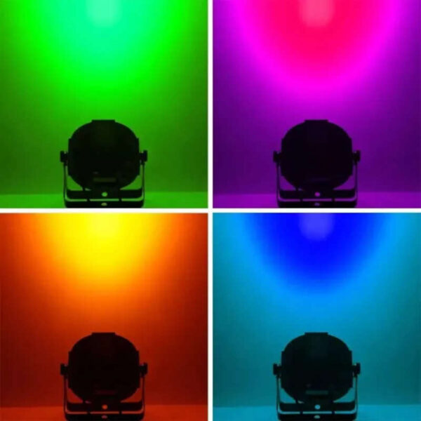 Protón 6 LEDs RGB con control remoto OM OM-1006 - efectos de luz Protón 6 LEDs RGB con control remoto OM OM-1006