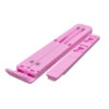 Soporte para notebook de plástico con soporte para celular - rosa - plegado Soporte para notebook de plástico con soporte para celular - rosa - plegado