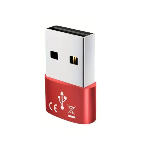 Adaptador USB macho a USB tipo C hembra