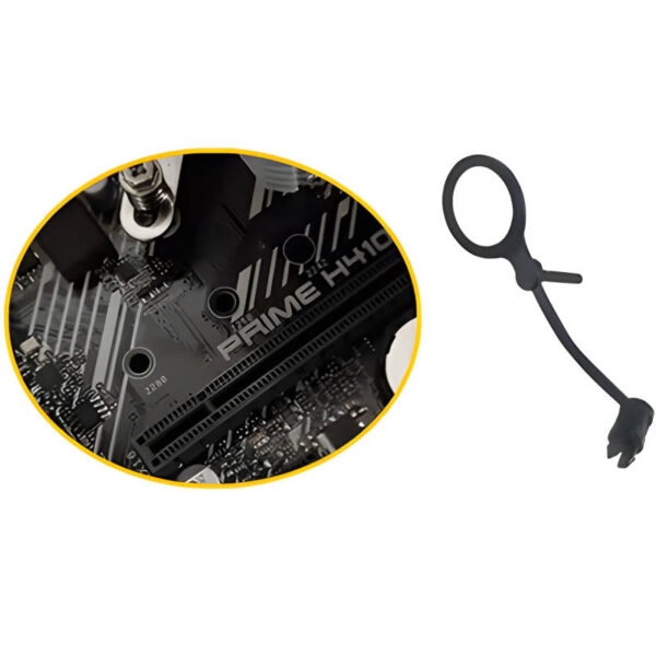 Anclaje traba plástica para rosca puerto M.2 - traba plástica