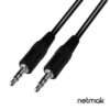 Cable auxiliar 1.5 metros Netmak NM-C26 - puntas