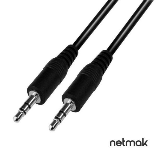 Cable auxiliar 1.5 metros Netmak NM-C26 - puntas