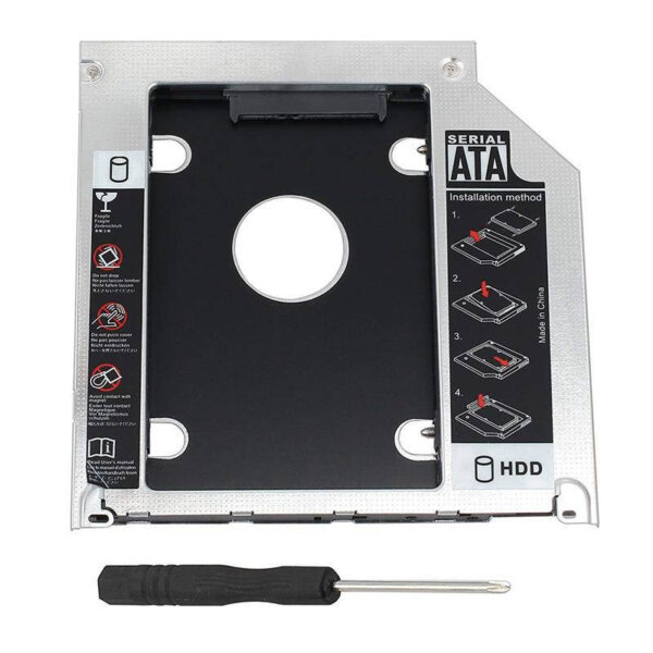 Caddy Disk SATA 2.5’’ 9.5mm Netmak NM-CAD