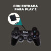 Joystick para PlayStation2 (PS2) con cable Global P2-BK - conector