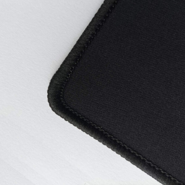 Mouse pad negro liso 30x25x0.2cm JNG - esquina