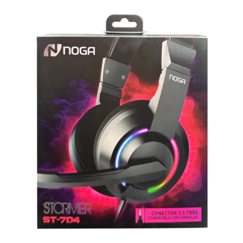 Auriculares gamer Noga Stormer ST-704 - negro - caja