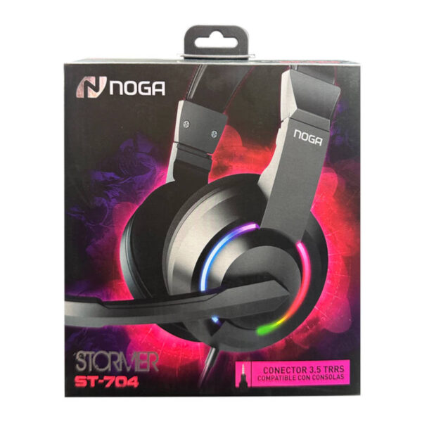 Auriculares gamer Noga Stormer ST-704 - negro - caja Auriculares gamer Noga Stormer ST-704 - negro - caja