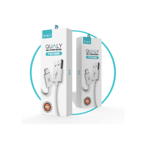 Cable USB a micro USB (V8) Xaea Qualy - caja
