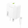 Cargador 220V Xaea MOD-006 - 1 USB + cable tipo C - blanco