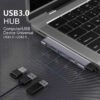Hub USB tipo C 4 puertos sin cable MODV-0010 - ejemplo de uso