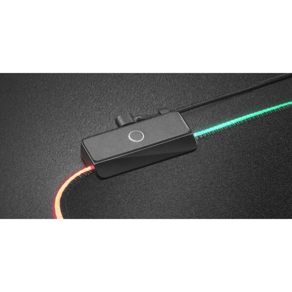 Mouse pad gamer Mars Gaming MMPRGBL RGB - detalle de luces