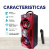 Parlante Bluetooth 2x10W Global SBL10-KARAOKE