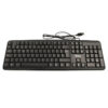 Teclado USB Global K103 - vista frontal Teclado USB Global K103 - vista frontal