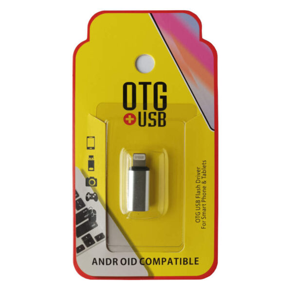 Adaptador OTG tipo C hembra a Lightning iPhone macho - blister Adaptador OTG tipo C hembra a Lightning iPhone macho - blister