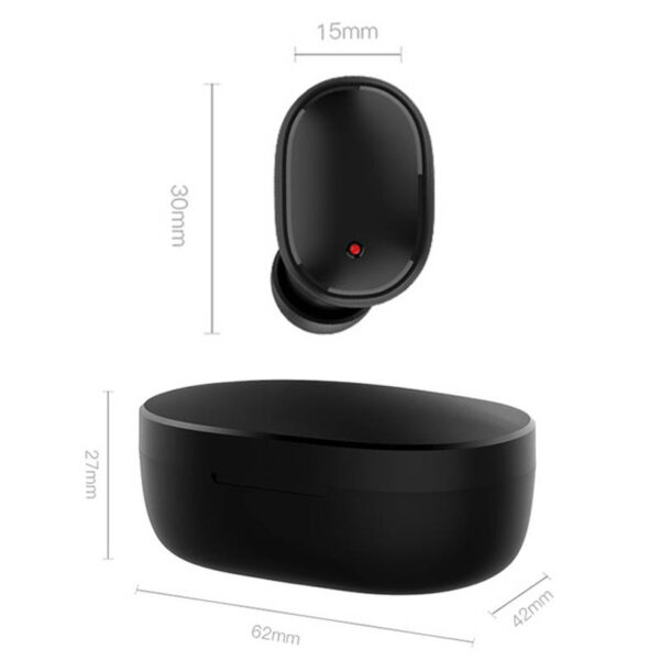 Auriculares Bluetooth con base de carga E9S Pro - dimensiones