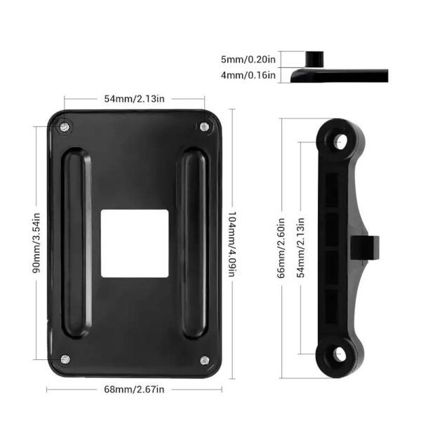 Base cooler bracket AMD AM5 A620 B850 X870 - dimensiones