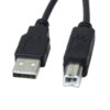 Cable USB 1.8 metros 2.0 impresora Netmak NM-C03 1.8 - extremos