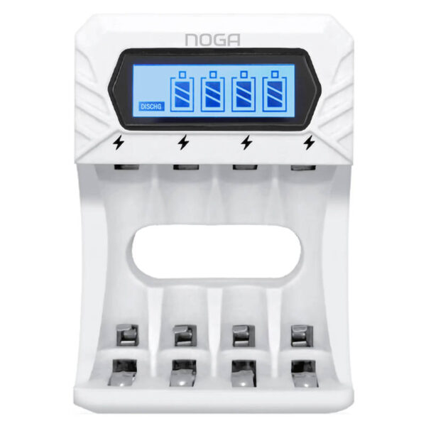 Cargador de pilas AA y AAA USB tipo C Noga NG-6000C - cargador