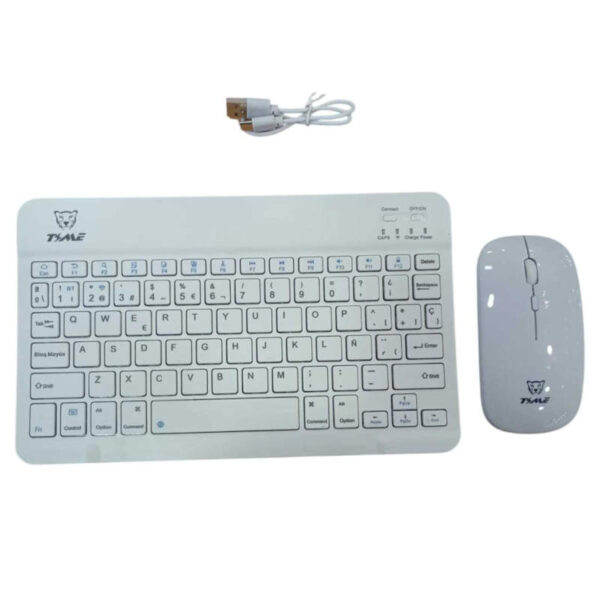 Combo de mouse y teclado inalámbrico Time TMU-001 - blanco Combo de mouse y teclado inalámbrico Time TMU-001 - blanco