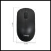 Combo de teclado y mouse inalámbricos Dinax DX-COMTC32 - mouse - dimensiones Combo de teclado y mouse inalámbricos Dinax DX-COMTC32 - mouse - dimensiones
