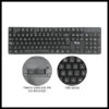 Combo de teclado y mouse inalámbricos Dinax DX-COMTC32 - teclado - detalles Combo de teclado y mouse inalámbricos Dinax DX-COMTC32 - teclado - detalles