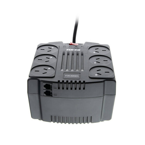 Estabilizador de tensión Forza FVR-2202A - vista de frente