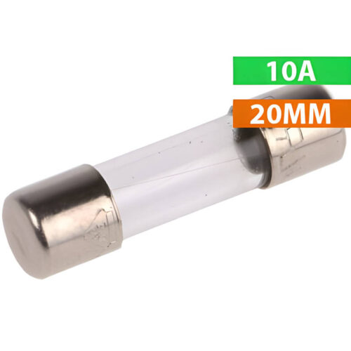 Fusible de vidrio de 20mm 10A
