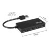 Hub USB 2.0 4 puertos Dinax DX-USBHUB4P - dimensiones