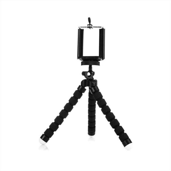 Mini trípode con soporte para celular Inova SOP-015 - negro - de pie